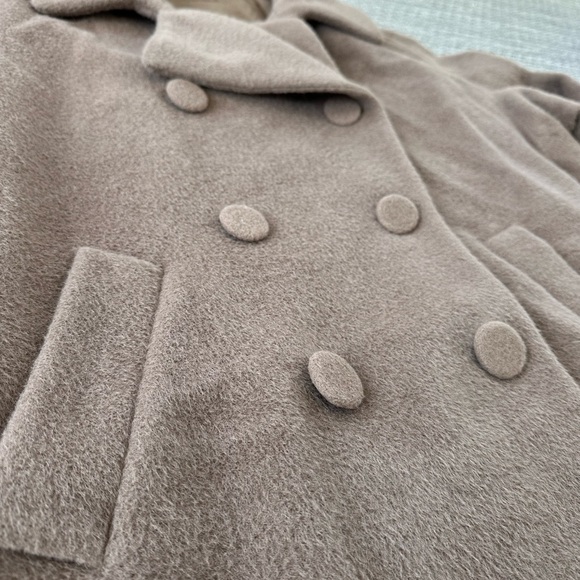 MM6 Maison Martin Margiela Tan Pea Coat - Picture 9 of 16